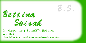 bettina spisak business card